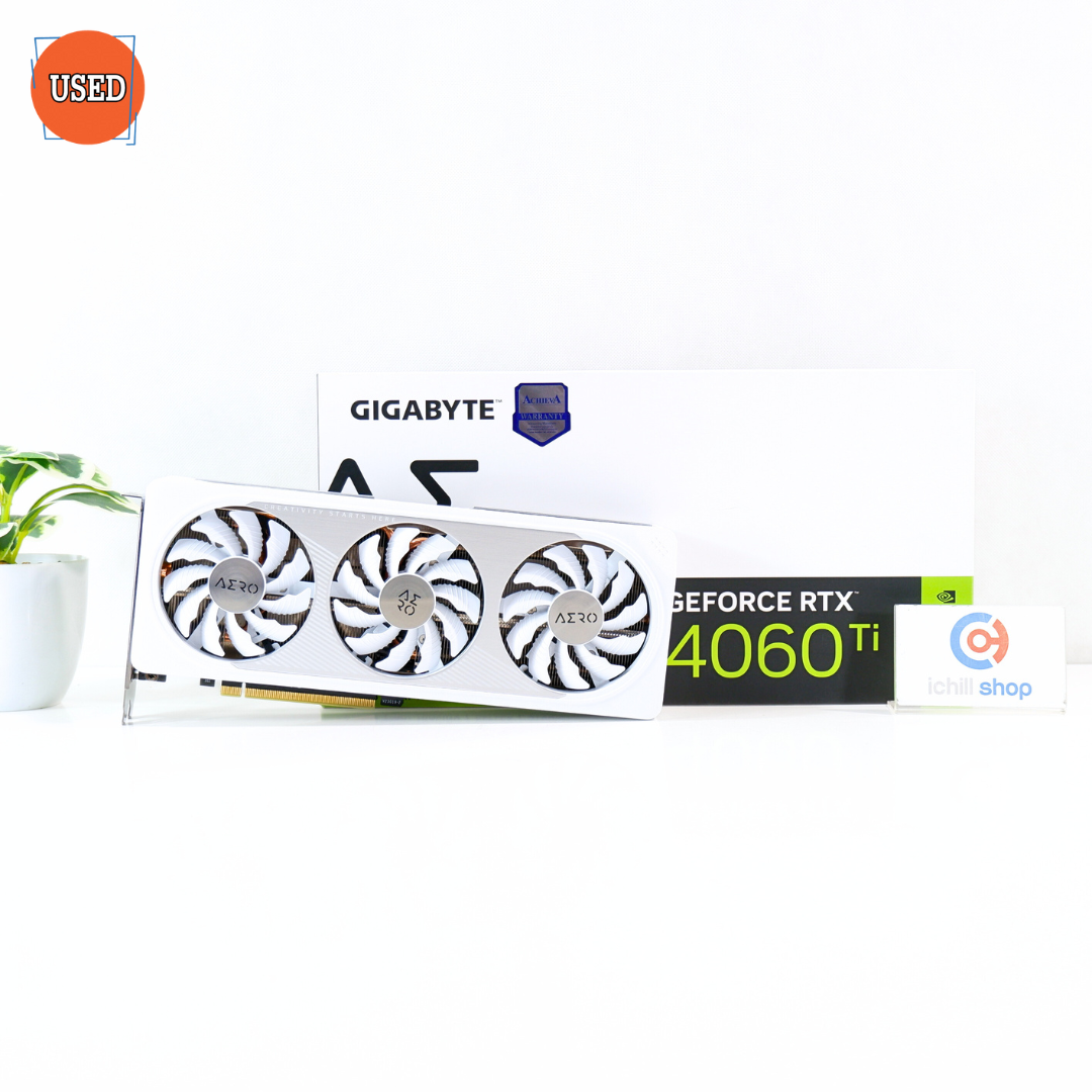 การ์ดจอ (VGA) GIGABYTE RTX 4060 TI 8GB 2F AERO OC P16776