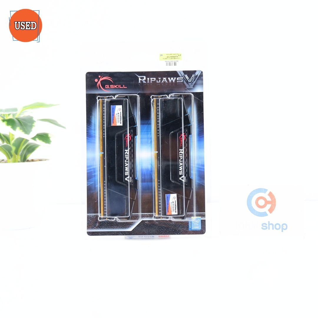 RAM (แรม) G.SKILL RIPJAWS V DDR4 16GB (8X2) 2666MHz BLACK P13524