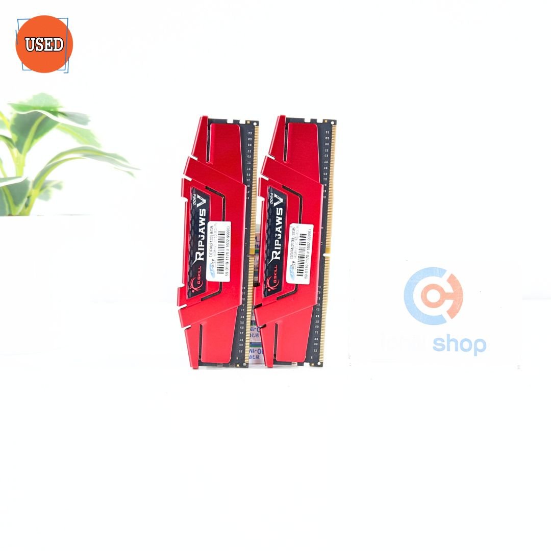 RAM (แรม) G.SKILL RIPJAWS V DDR4 8GB (4X2) 2133MHz (RED) P10212