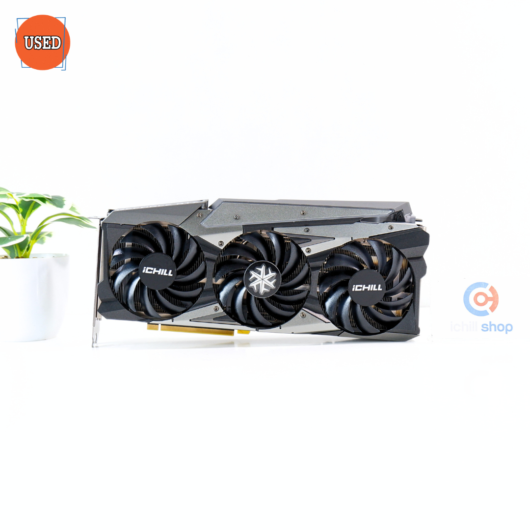 การ์ดจอ (VGA) INNO3D RTX3060 TI 8GB 3F ICHILL X3 RED LHR P12210