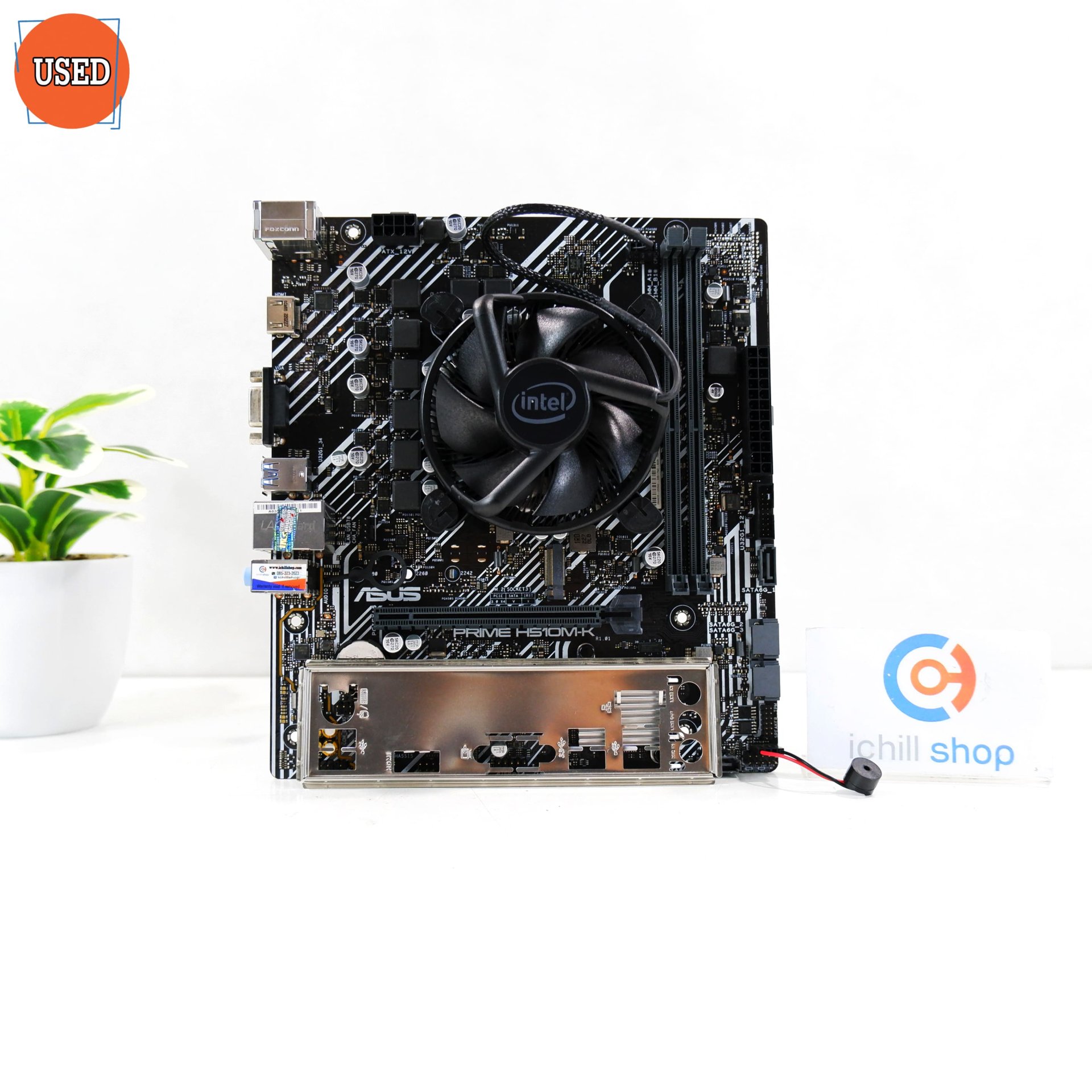 ชุดซีพียูพร้อมเมนบอร์ด CPU : INTEL CORE I3-10105F + MB