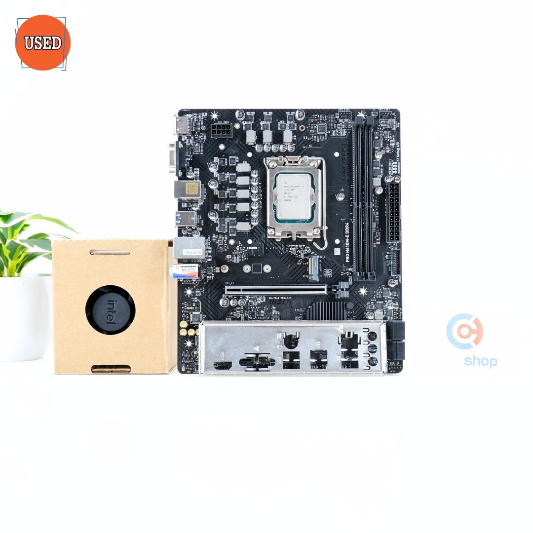 ชุดซีพียูพร้อมเมนบอร์ด CPU : INTEL CORE I3-12100F 3.3GHz + MB : MSI PRO H610M-E DDR4 P15798