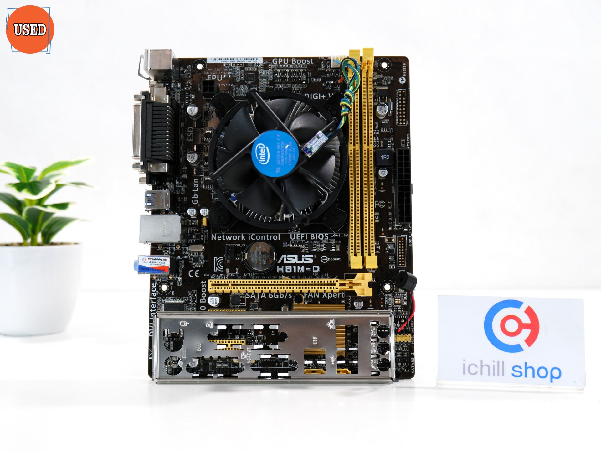ชุดซีพียูพร้อมเมนบอร์ด CPU : INTEL CORE I3-4150 + MB : ASUS H81M-D P13256