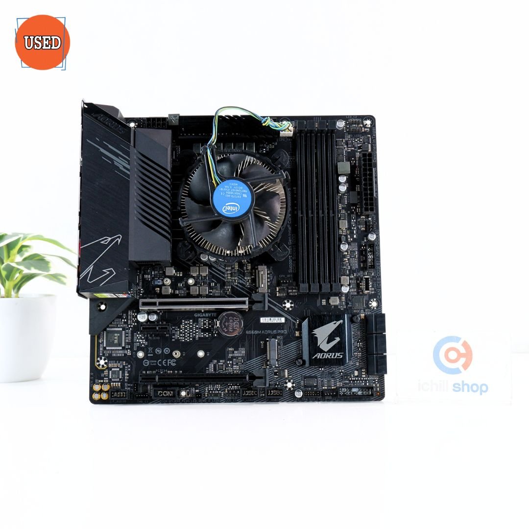 ชุดซีพียูพร้อมเมนบอร์ด CPU : INTEL CORE I5-10400F 2.9GHz + MB : GIGABYTE B560M AORUS PRO P15821