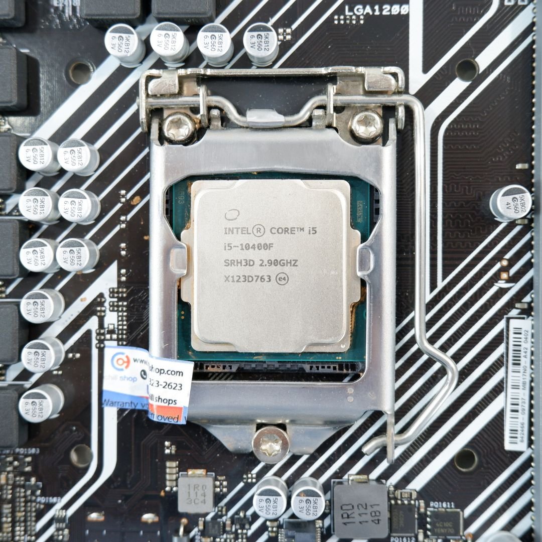 ชุดซีพียูพร้อมเมนบอร์ด CPU : INTEL CORE I5-10400F 2.9 GHz + MB