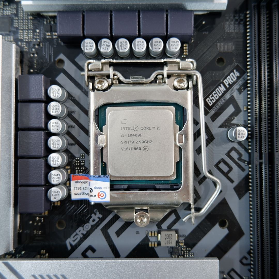 ชุดซีพียูพร้อมเมนบอร์ด CPU : INTEL CORE I5-10400F 2.9 GHz + MB
