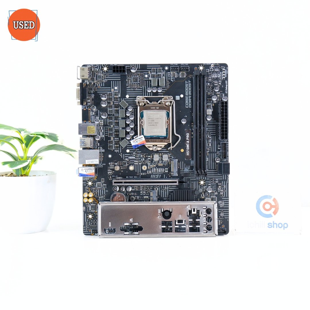 ชุดซีพียูพร้อมเมนบอร์ด CPU: INTEL CORE I5-11500 + MB: MSI H510M-A PRO P17677