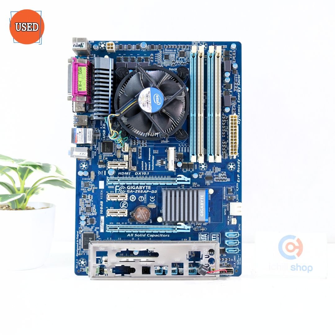 ชุดซีพียูพร้อมเมนบอร์ด CPU : INTEL CORE I5-2400 3.1 GHz + MB : GIGABYTE GA-Z68AP-D3 P15960
