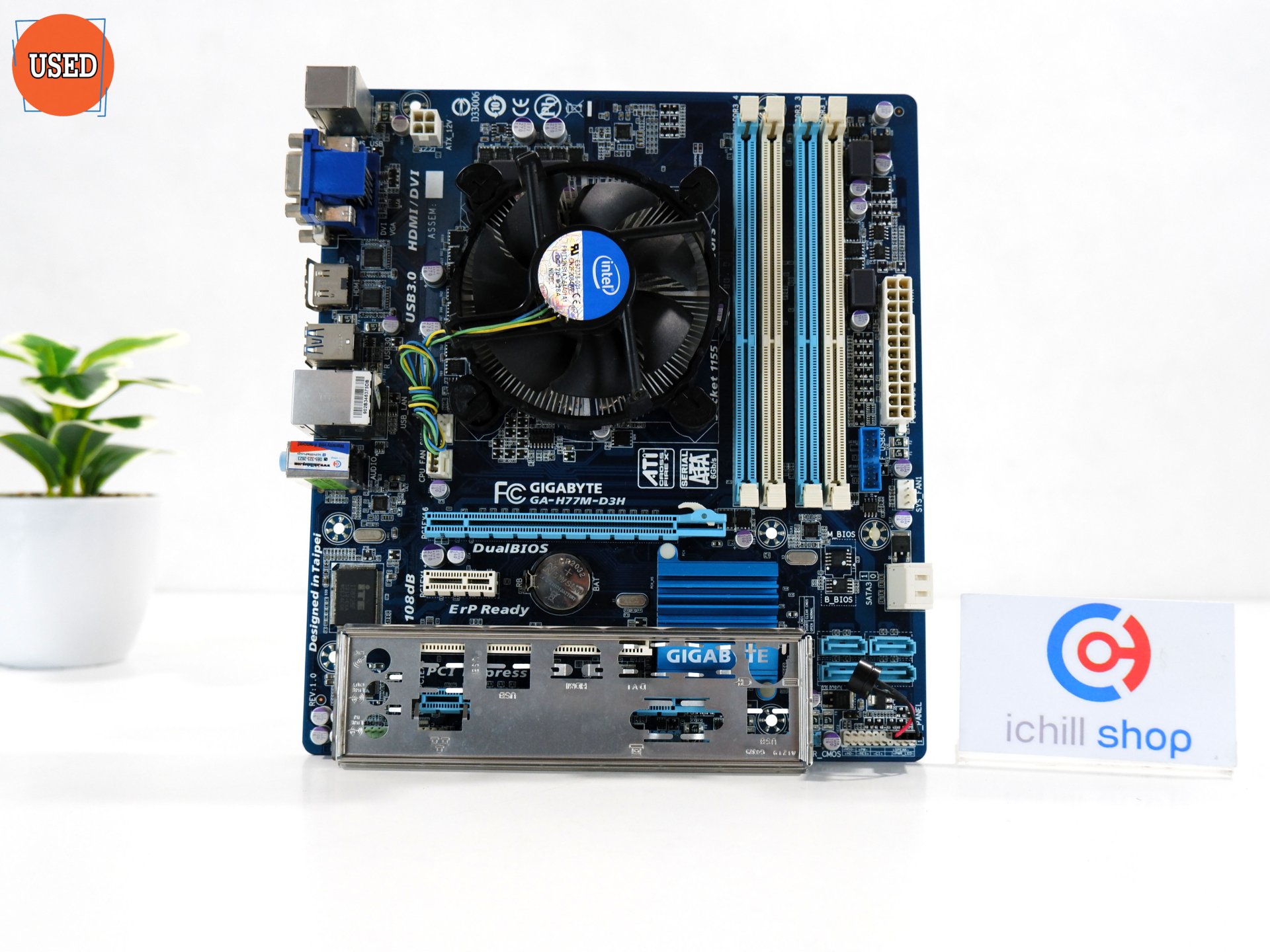 ชุดซีพียูพร้อมเมนบอร์ด CPU : INTEL CORE I5-3450 + MB : GIGABYTE GA-H77M-D3H P13237