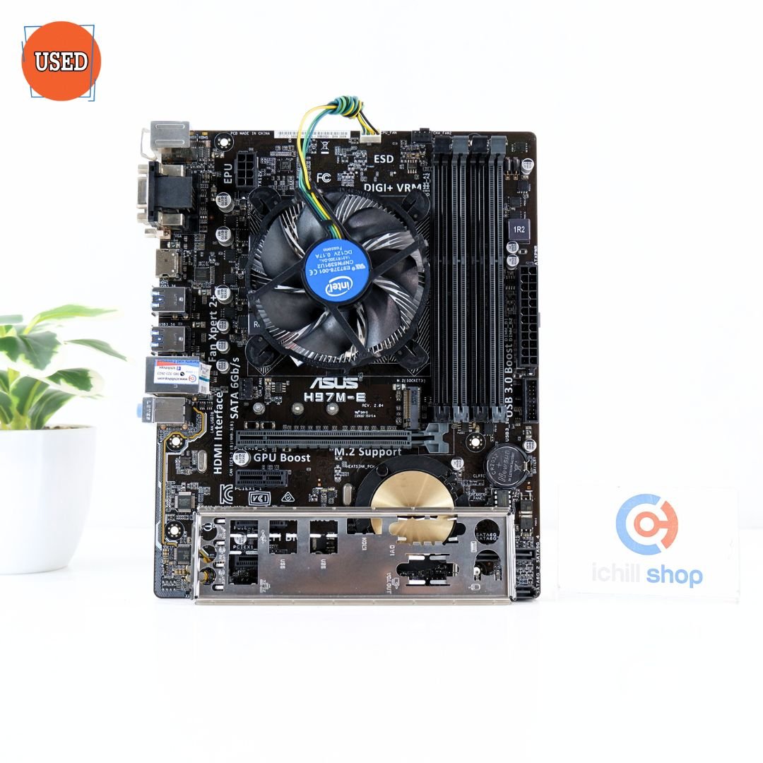 ชุดซีพียูพร้อมเมนบอร์ด CPU : INTEL CORE I5-4460 3.2GHz + MB : ASUS H97M-E P14164