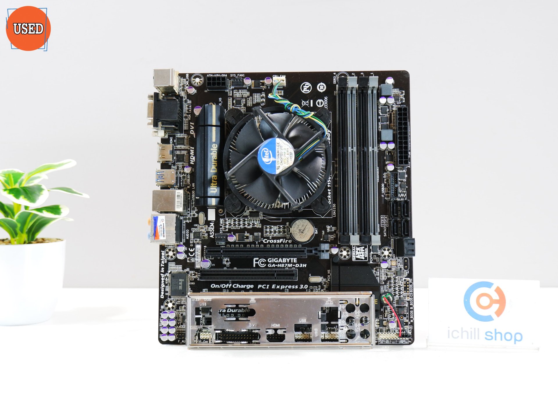 ชุดซีพียูพร้อมเมนบอร์ด CPU : INTEL CORE I5-4460 + MB : GIGABYTE GA-H87M-D3H P14165