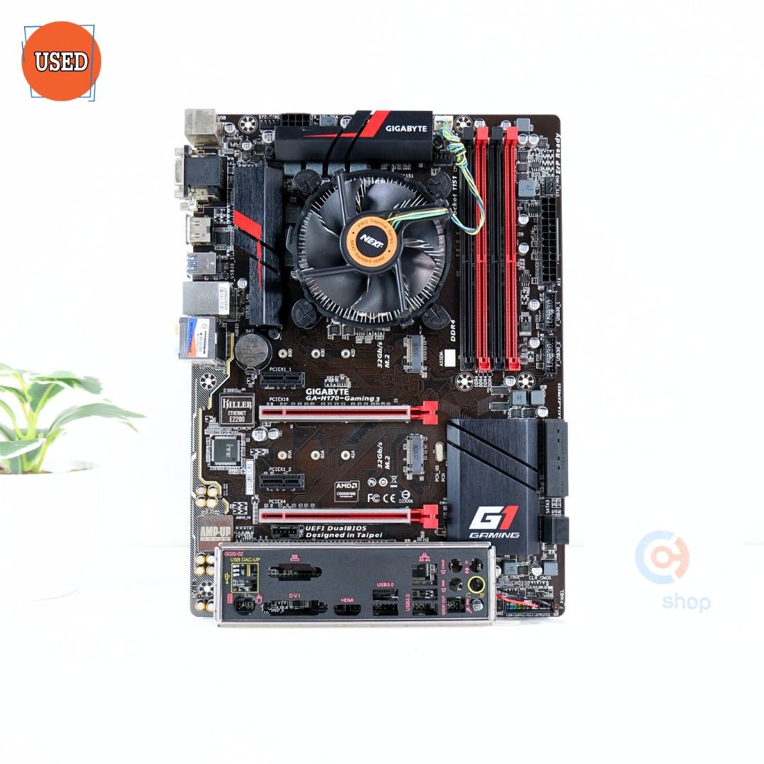 ชุดซีพียูพร้อมเมนบอร์ด CPU : INTEL CORE I5-6500 3.20 GHz + MB : GIGABYTE GA H170 GAMING 3 P15973