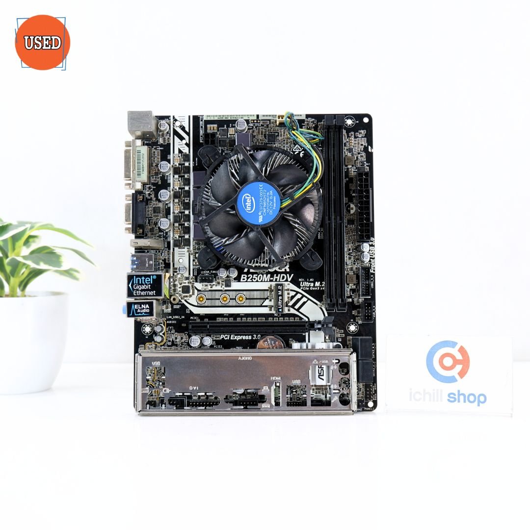 ชุดซีพียูพร้อมเมนบอร์ด CPU : INTEL CORE I5-7500 3.4GHz + MB : ASROCK B250M-HDV P15805