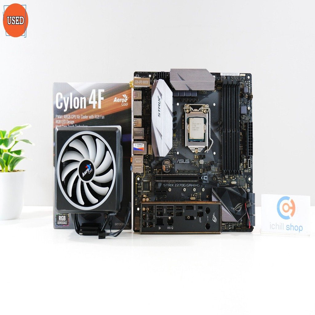 ชุดซีพียูพร้อมเมนบอร์ด CPU : INTEL CORE I5-7500 + MB : ASUS ROG STRIX Z270G GAMING P14180