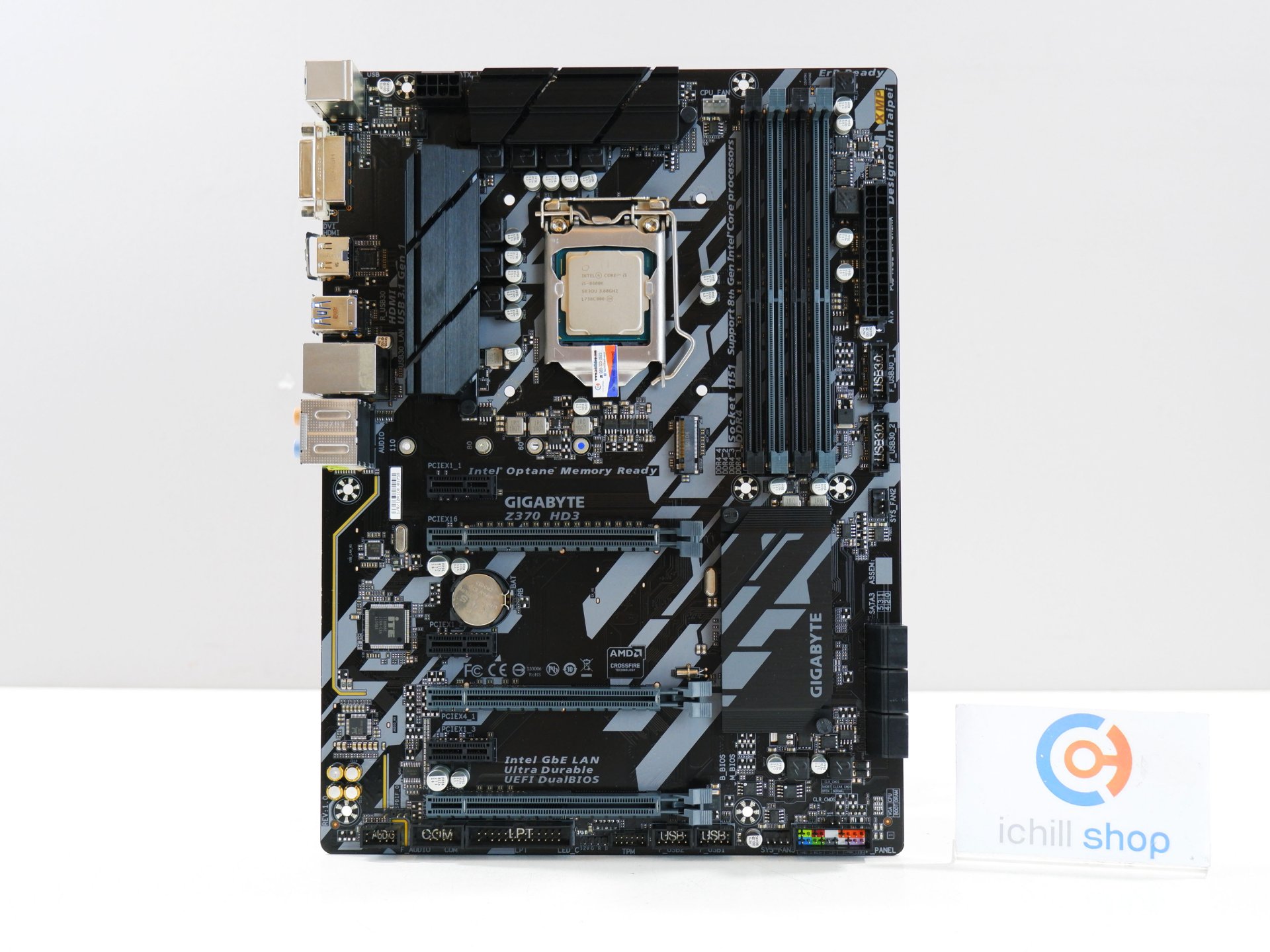 ชุดซีพียูพร้อมเมนบอร์ด CPU : INTEL CORE I5-8600K + MB : GIGABYTE Z370 ...
