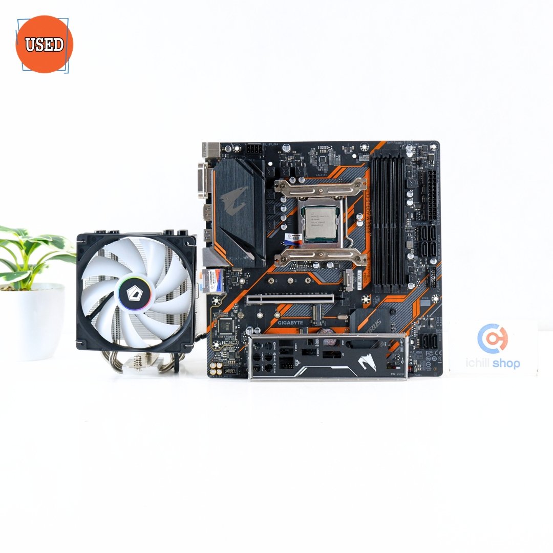 ชุดซีพียูพร้อมเมนบอร์ด CPU: INTEL CORE I5-9400F + MB: GIGABYTE B365 M AORUS ELITE P15192