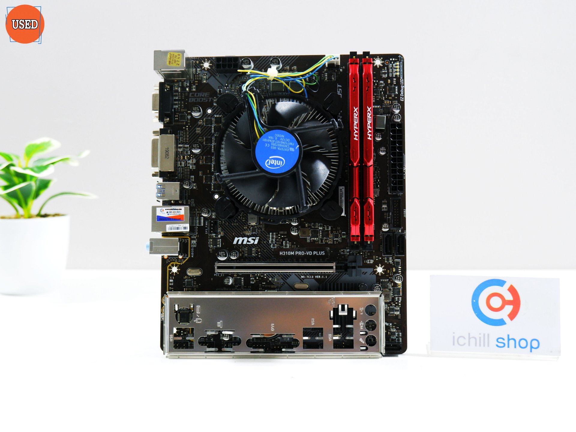 ชุดซีพียูเมนบอร์ดพร้อมแรม CPU : INTEL CORE I5-9400F + MB : MSI H310M + RAM : DDR4 16GB (8X2) 2666MHZ P13681