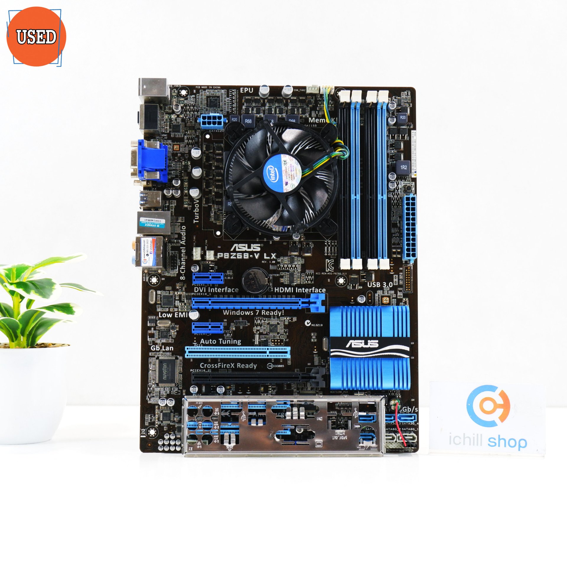 ชุดซีพียูพร้อมเมนบอร์ด CPU : INTEL CORE I7-2600 + MB : ASUS P8Z68-V-LX P14100
