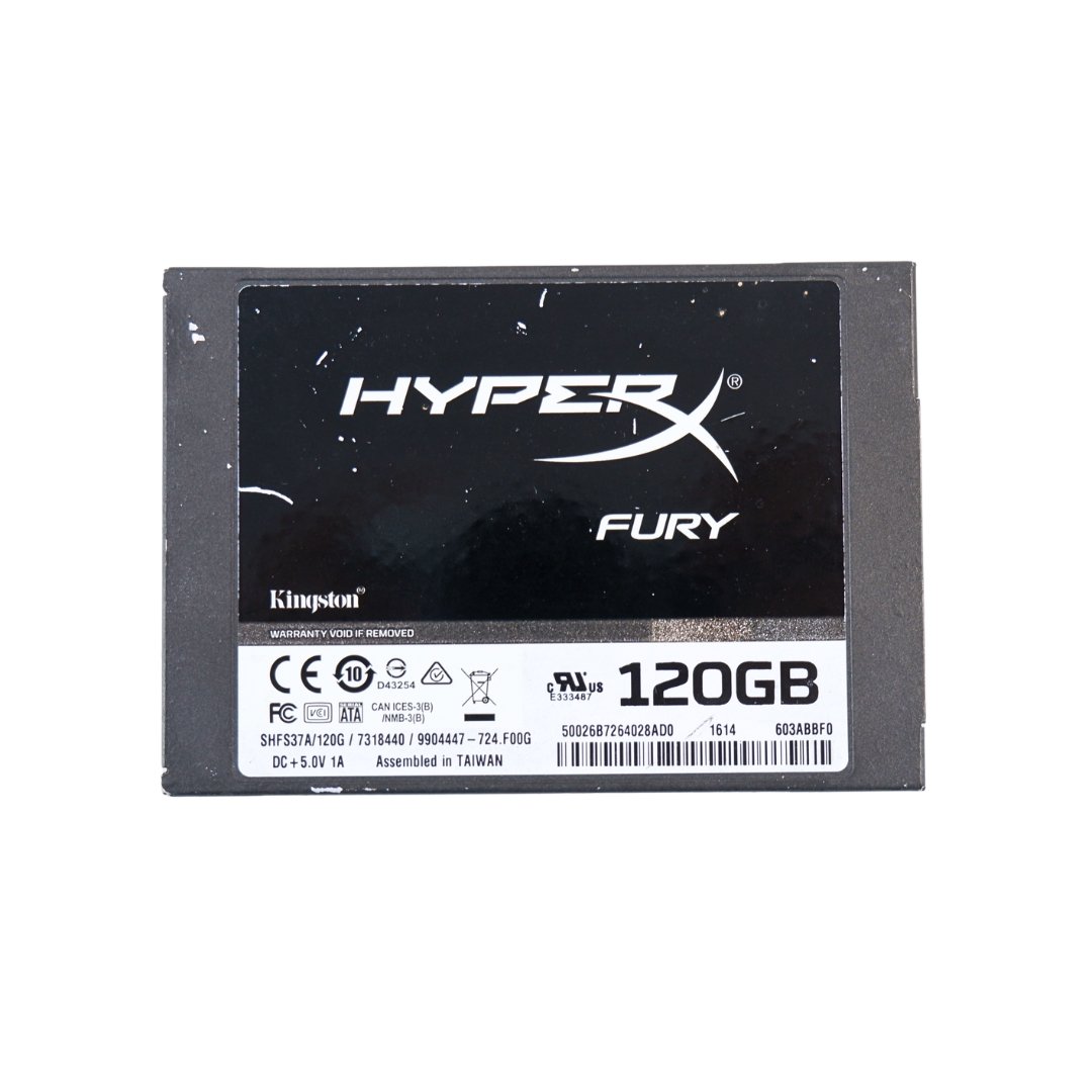 SSD (เอสเอสดี) KINGSTON HYPER X FURY 120GB SATA 2.5 P17149