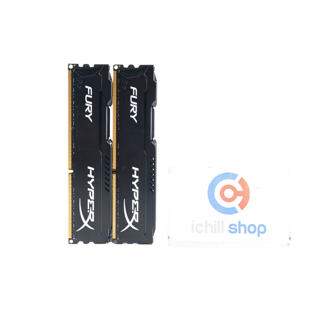 RAM (แรม) KINGSTON HYPER X FURY DDR3 16GB (8GBX2) 1600MHz (BLACK) P17195