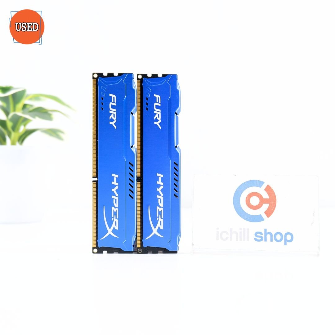 RAM (แรม) KINGSTON HYPER X FURY DDR3 8GB (4X2)1600MHz BLUE P12629