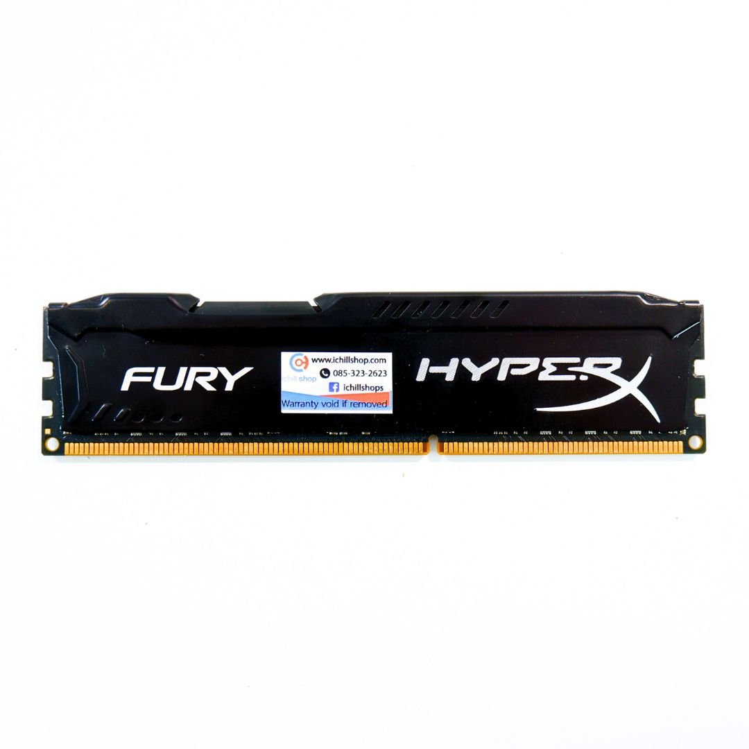 RAM (แรม) KINGSTON HYPER X FURY DDR3 8GB (8X1) 1600MHz P13377 - ichillshop