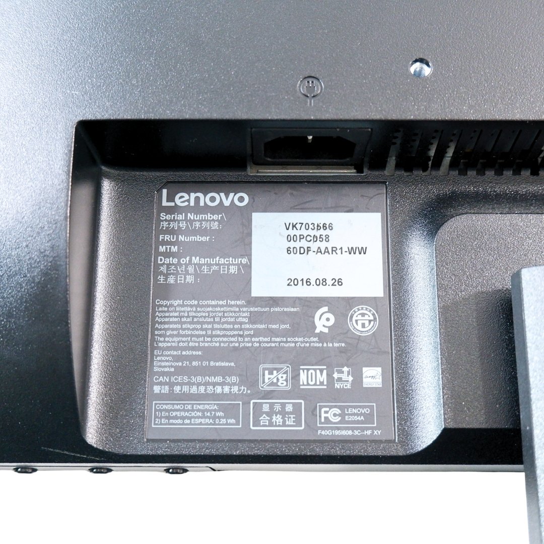 MONITOR (จอมอนิเตอร์) LENOVO E2054A 19.5 INCH IPS HD+ 75Hz P13368