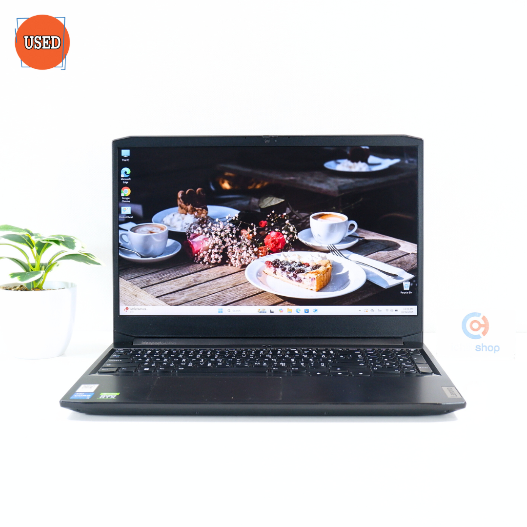 NOTEBOOK (โน๊ตบุ๊ค) LENOVO / CPU I5-11320H / จอ 15.6 FHD / GPU RTX3050 4GB / RAM DDR4 8GB 3200MHz / SSD 512GB P16690