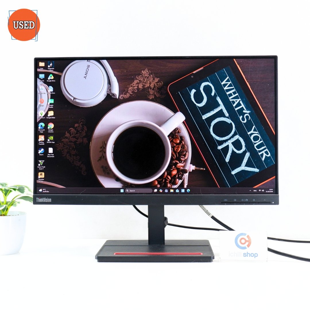 MONITOR (จอมอนิเตอร์) LENOVO S22E-20 21.5 INCH VA FHD 75Hz P17780