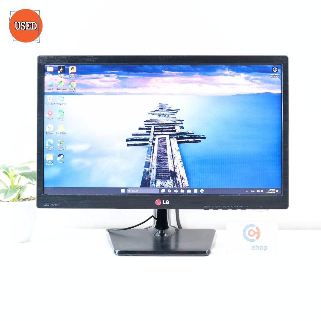 MONITOR (จอมอนิเตอร์) LG 20EN33TS-B 19.5 INCH HD TN 60Hz P16856