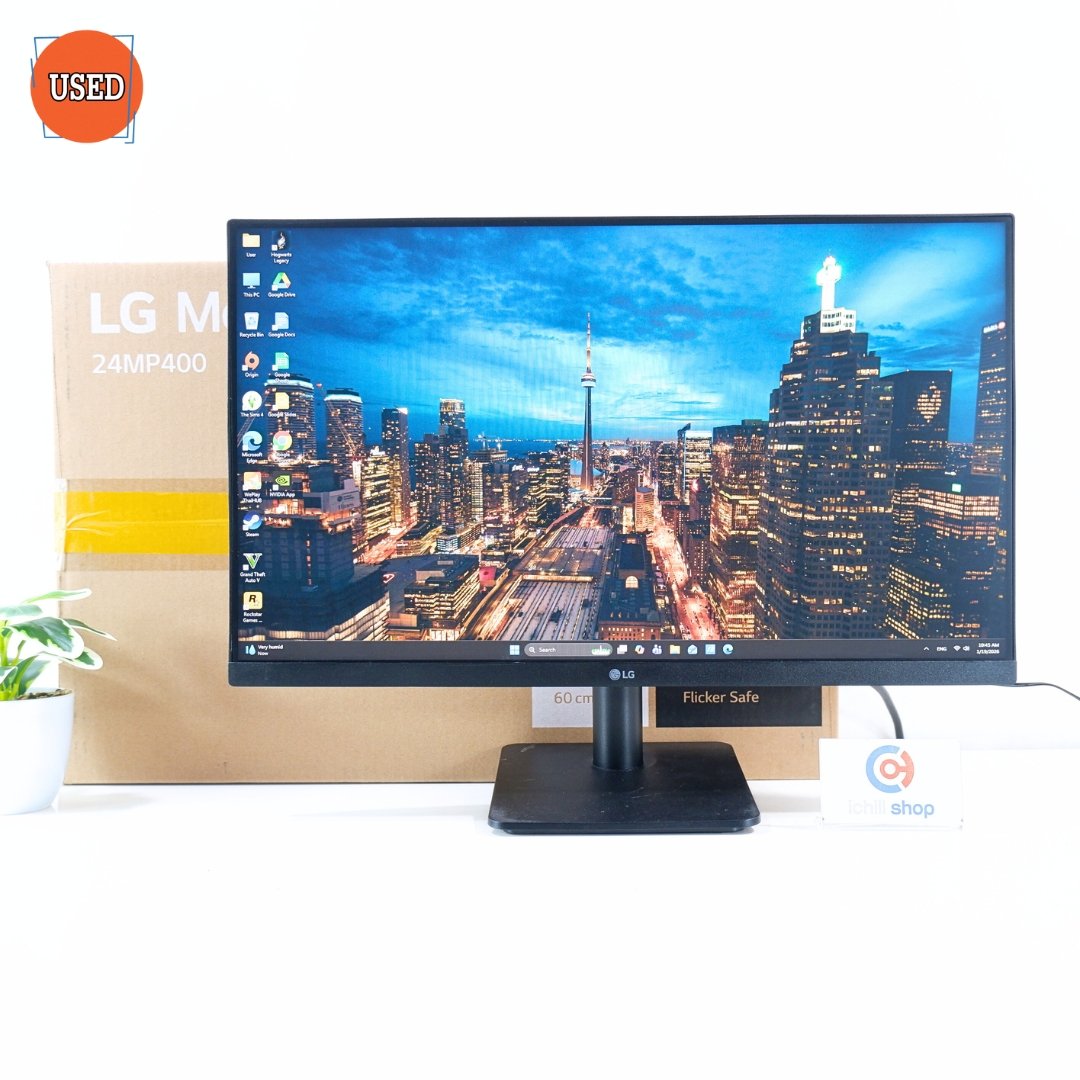 MONITOR (จอมอนิเตอร์) LG 24MP400-B 23.8 INCH FHD IPS 75Hz P14658