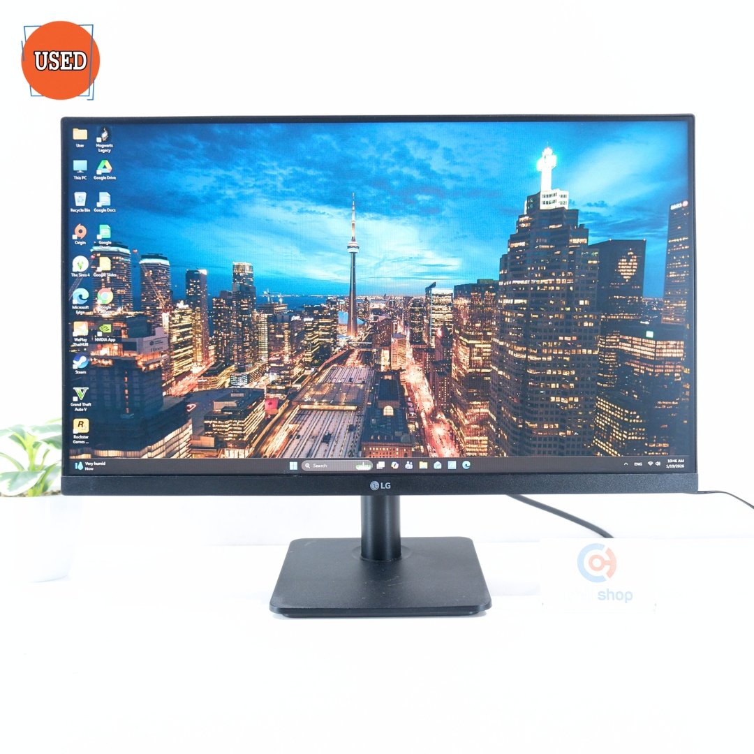 MONITOR (จอมอนิเตอร์) LG 24MP400-B 23.8 INCH FHD IPS 75Hz P17489