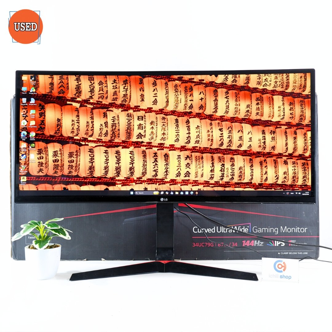 MONITOR (จอมอนิเตอร์) LG 34UC79G-B 34 INCH IPS WFHD 144Hz P17768