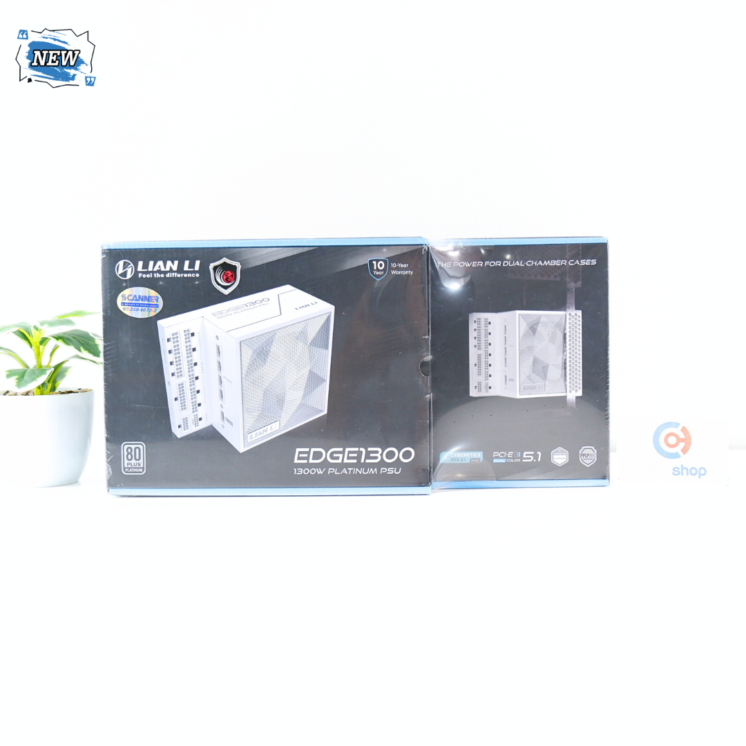 POWER SUPPLY (พาวเวอร์ซัพพลาย) LIAN LI EDG E1300 1300W (80 PLUS PLATINUM) WHITE (ของใหม่) P16556