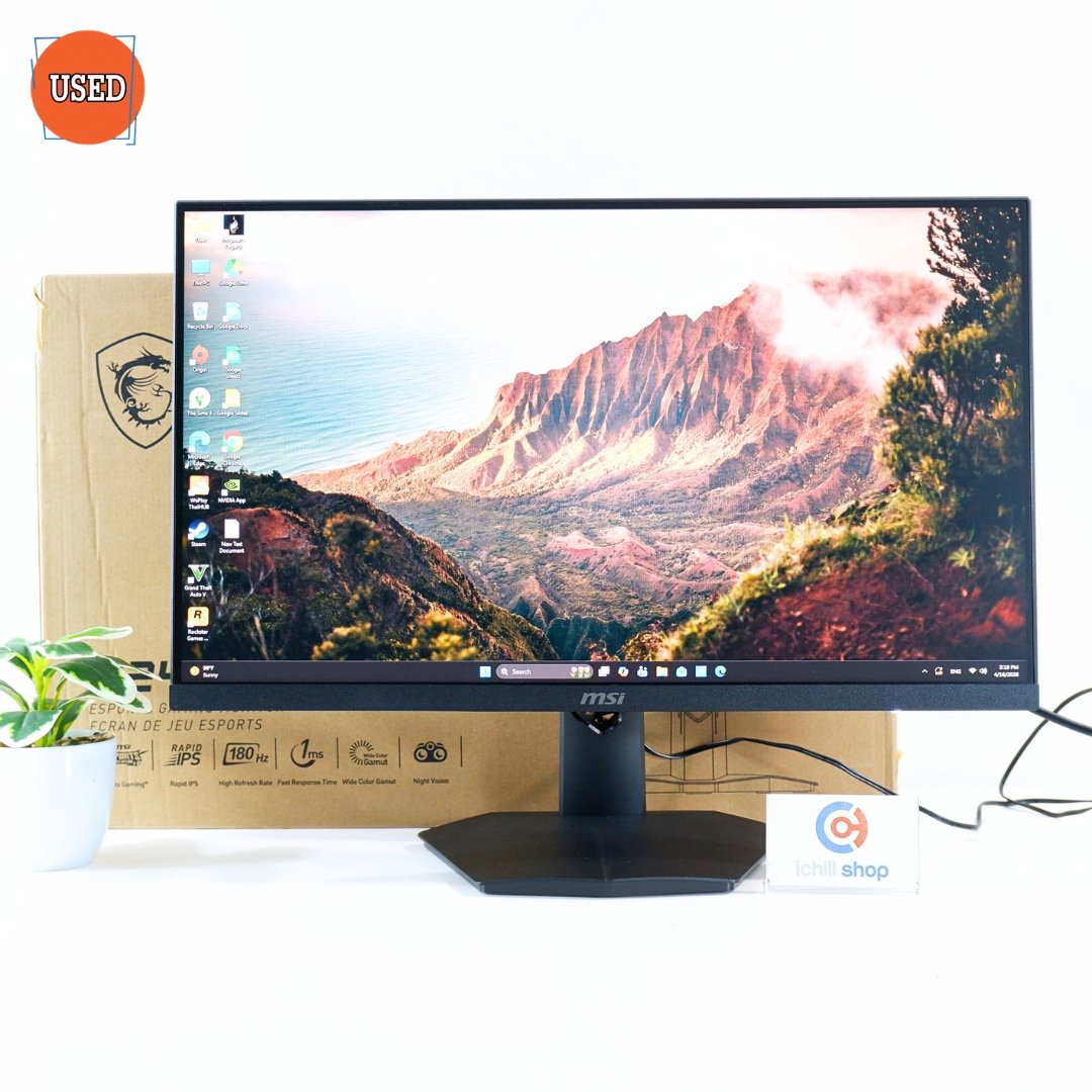 MONITOR (จอมอนิเตอร์) MSI G244F E2 23.8 INCH IPS FHD 180Hz P17480