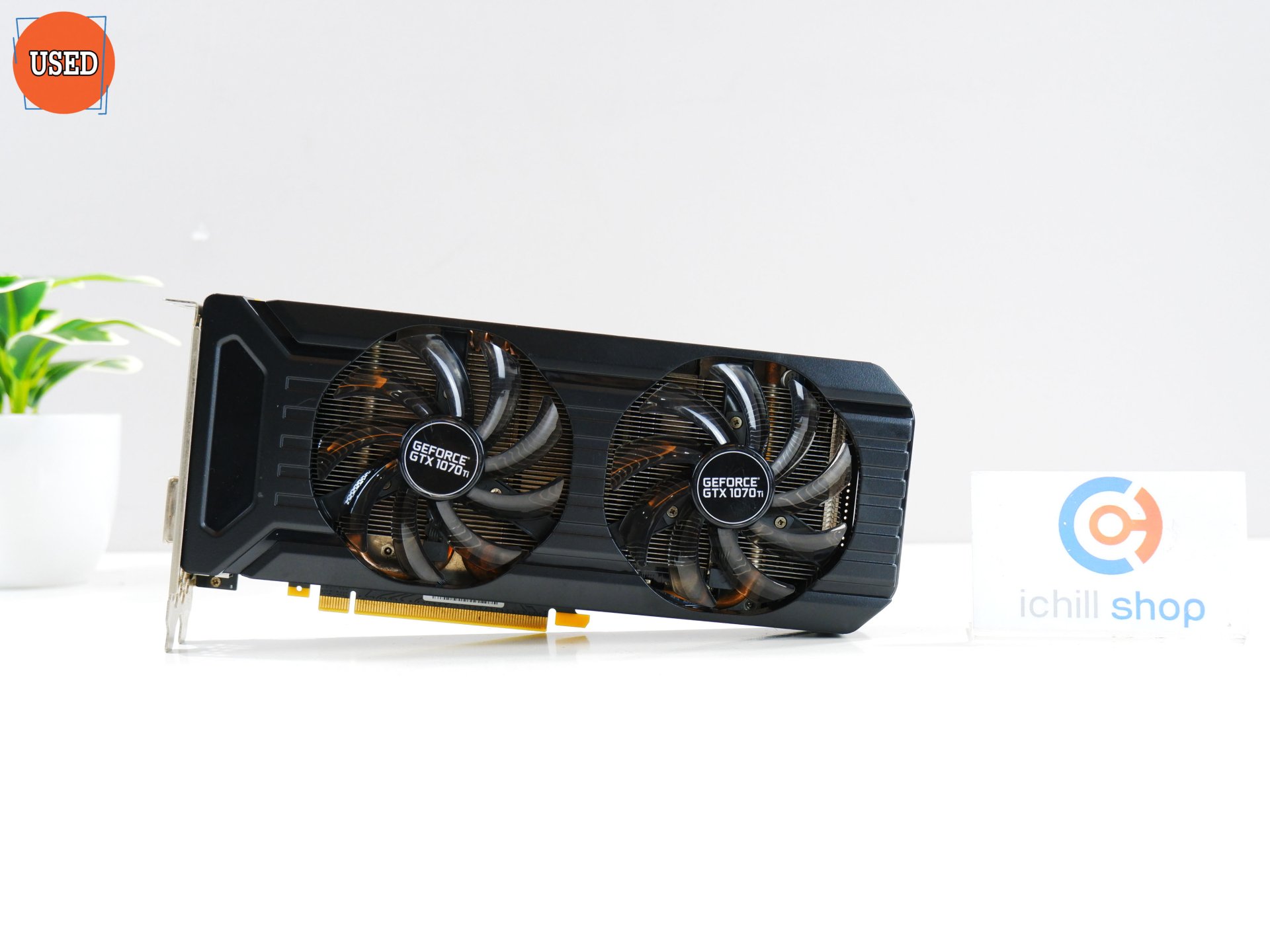 動作品 浅い Palit GeForce GTX1070 Ti Dual