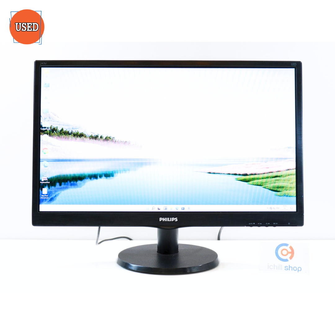 MONITOR (จอมอนิเตอร์) PHILIPS 243V5QHSBA/11 23.6 INCH FHD VA 60Hz P14071