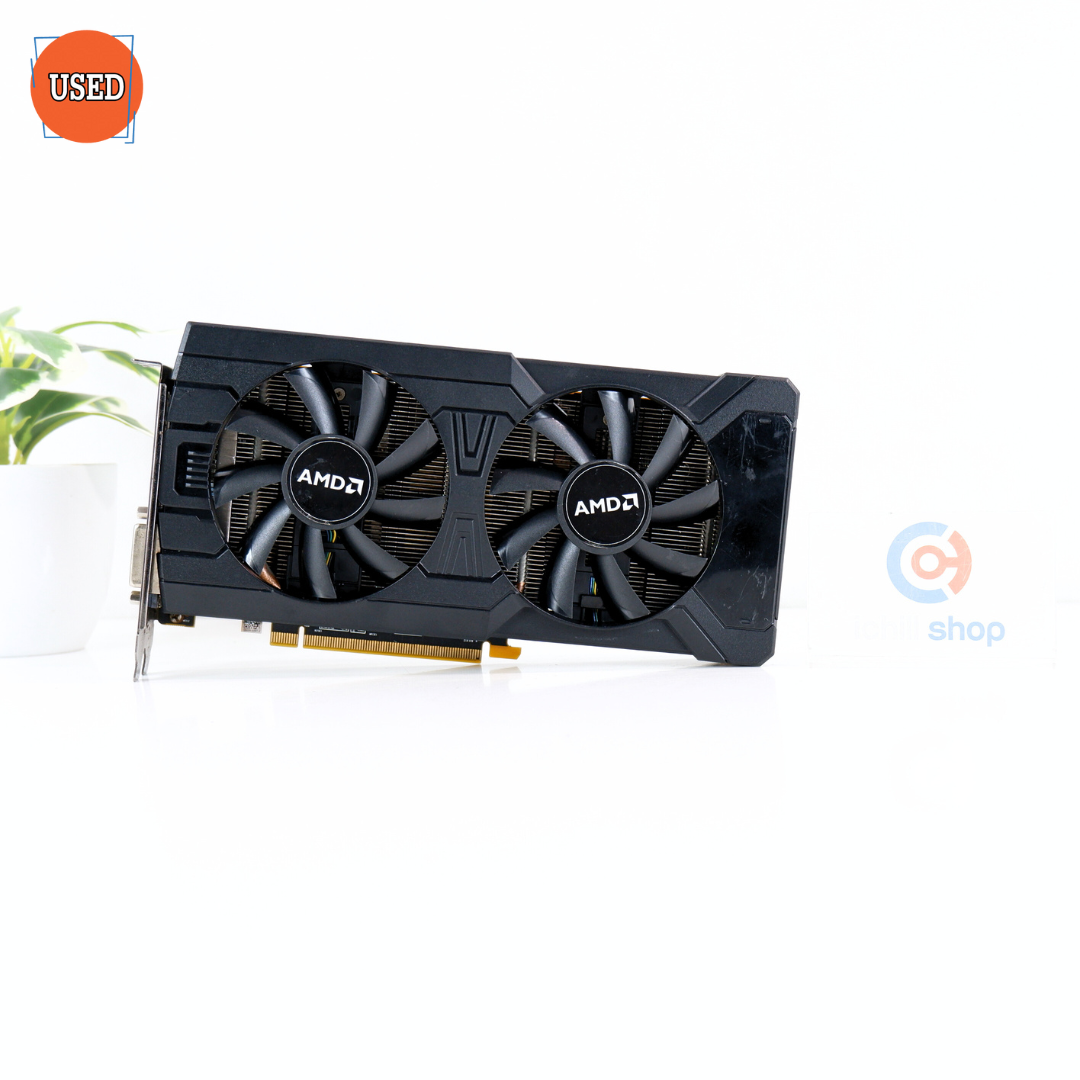การ์ดจอ (VGA) POWERCOLOR RX570 8GB 2F P15327