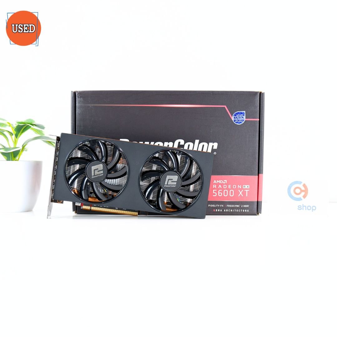 การ์ดจอ (VGA) POWER COLOR RX5600 XT 6GB 2F OC P14404