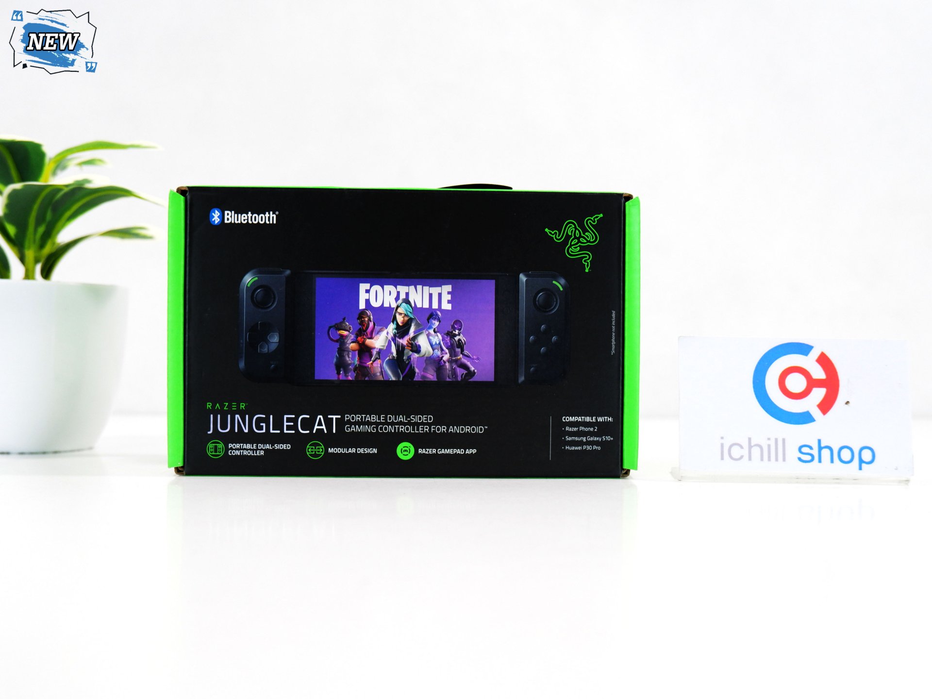 RAZER JUNGLECAT PORTABLE DUAL-SIDED GAMING CONTROLLER FOR ANDROID (ของแท้) (ของใหม่) P13351