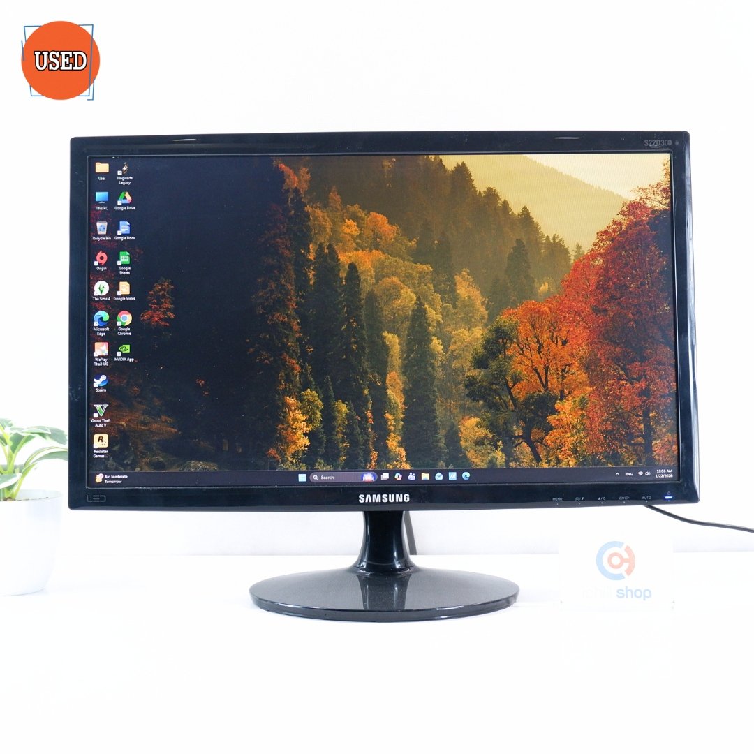 MONITOR (จอมอนิเตอร์) SAMSUNG S22D300HY/XT 21.5 INCH FHD TN 60Hz P16997