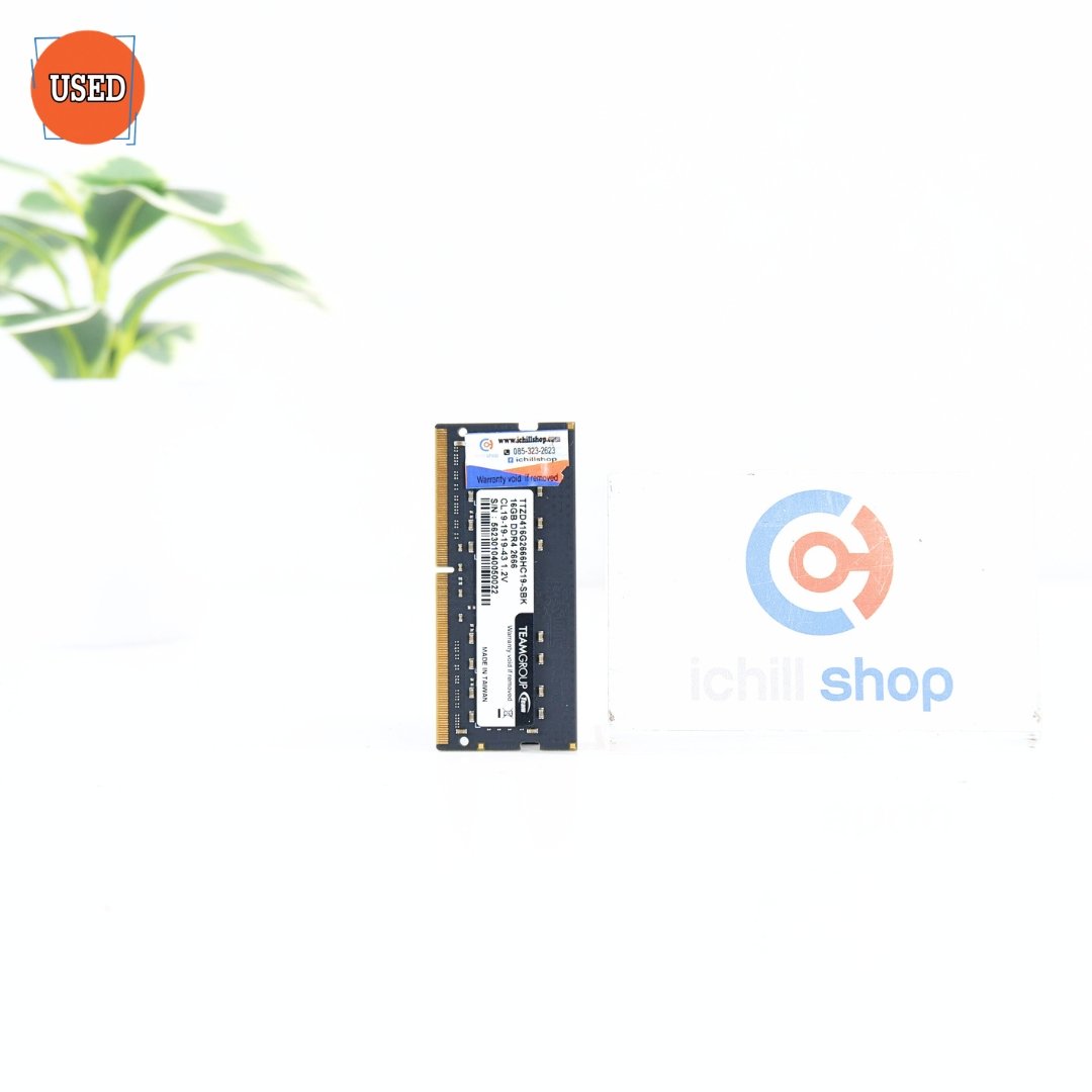 RAM NOTEBOOK (แรมโน๊ตบุ๊ค) TEAM GROUP T-FORCE ZEUS DDR4 16GB (16GBX1) 2666MHz P17339