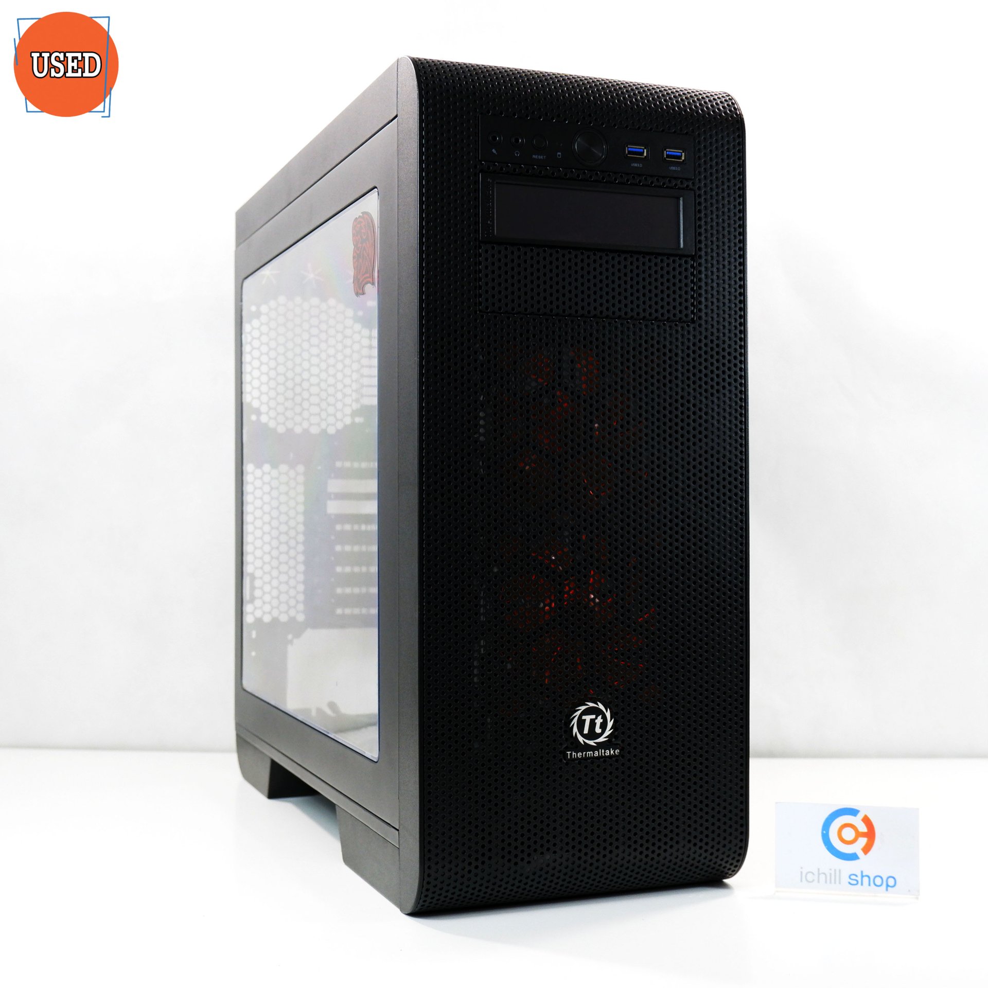 CASE (เคสเปล่า) THERMALTAKE CORE V51 TEMPERED GLASS EDITION P14369