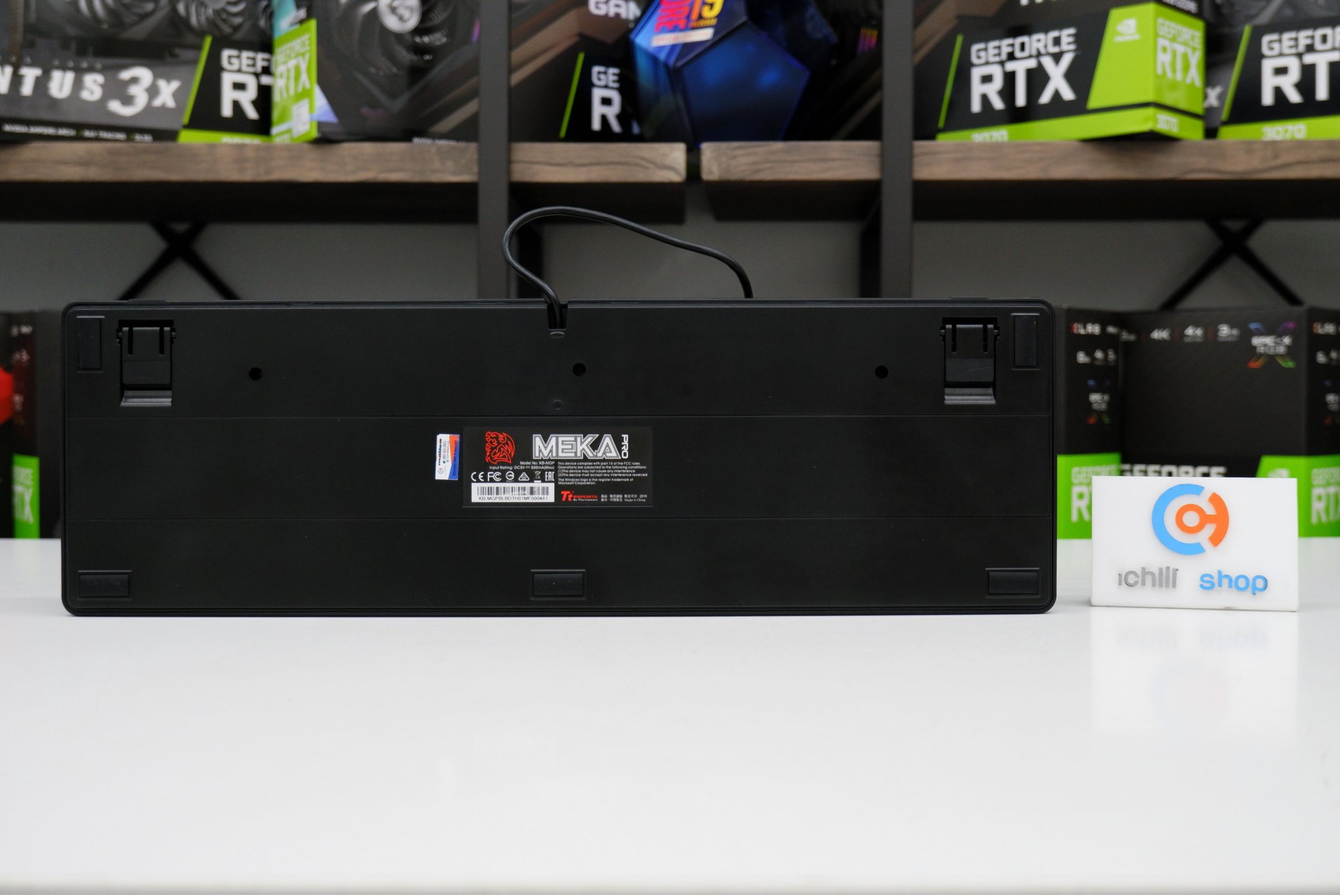 KEYBOARD (คีย์บอร์ด) THERMALTAKE MEKA PRO MECHANICAL GAMING KEYBOARD ...