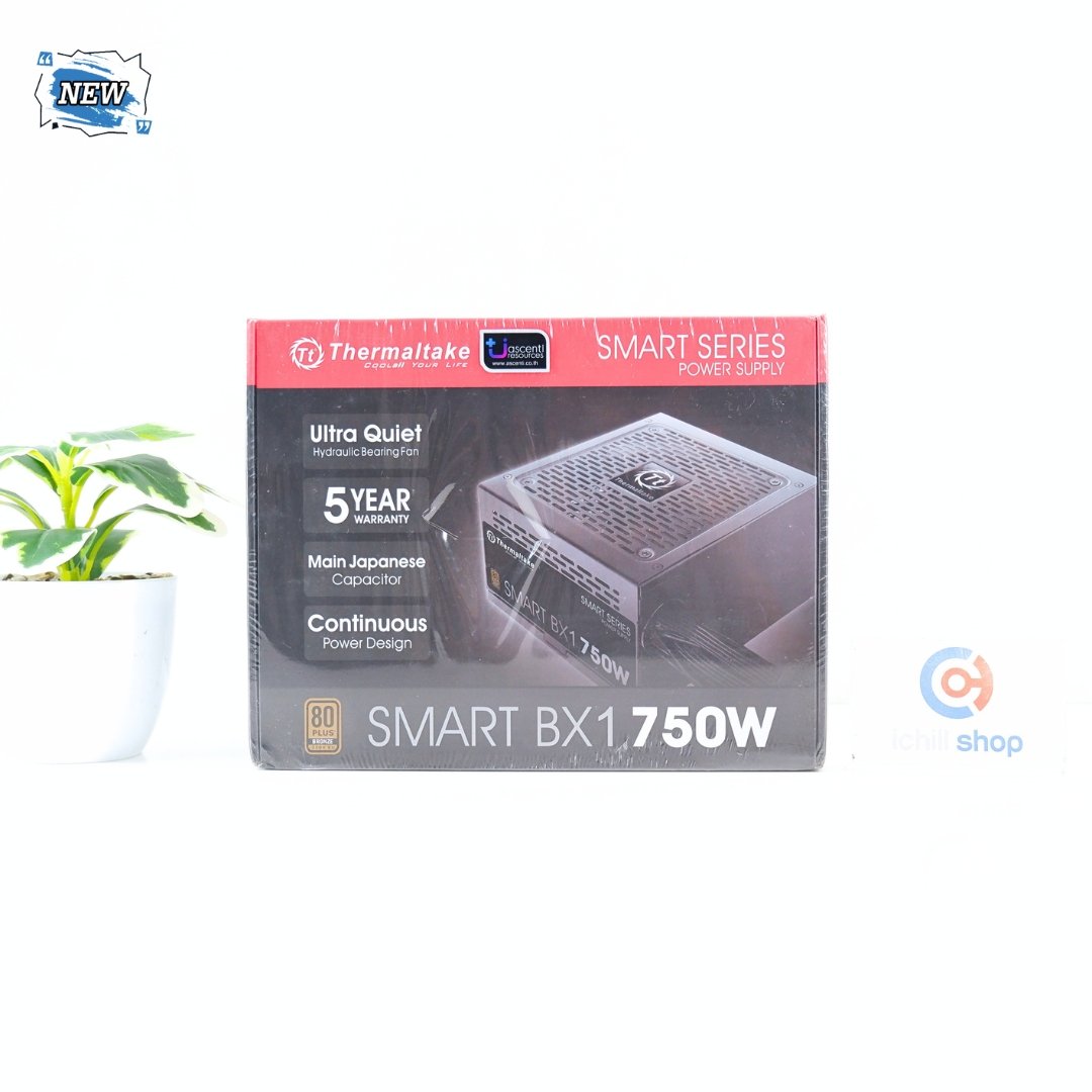 POWER SUPPLY (พาวเวอร์ซัพพลาย) THERMALTAKE SMART BX1 750W (80 PLUS BRONZE) (ของใหม่) P17647