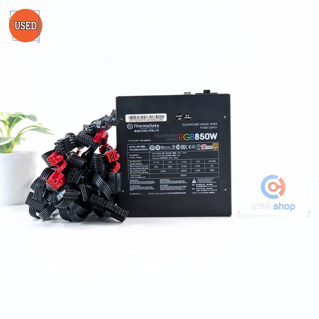 POWER SUPPLY (พาวเวอร์ซัพพลาย) THERMALTAKE TOUGHPOWER GRAND RGB 850W (80 PLUS GOLD) P15980