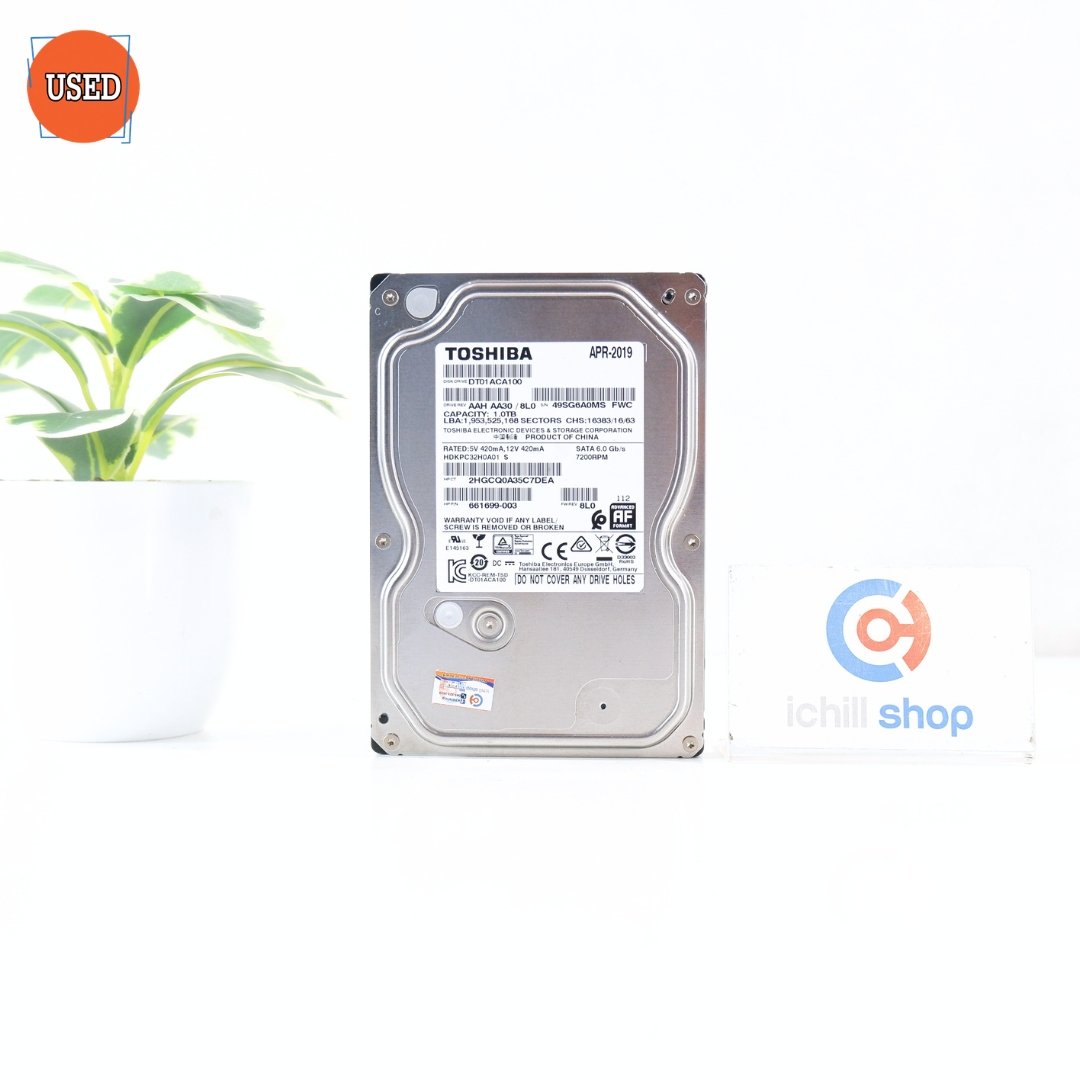 HDD (ฮาร์ดดิสก์) TOSHIBA (DT01ACA100) 1 TB SATA 3.5 (ติดฟ้า C7) P17558