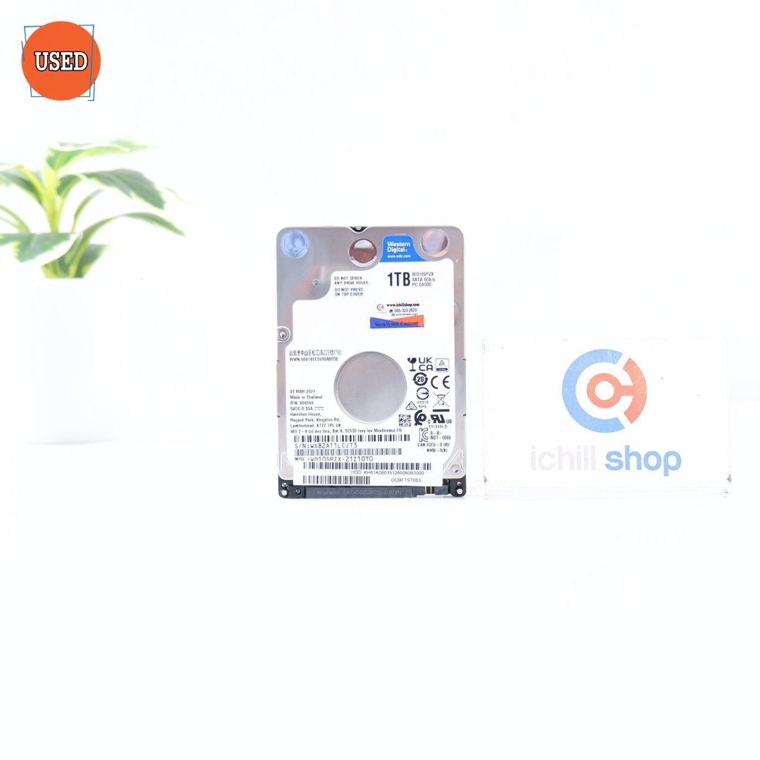 HDD NOTEBOOK (ฮาร์ดดิสโน๊ตบุ๊ค) WD BLUE 1TB (WD10SPZX) 5400RPM SATA 2.5 P13842