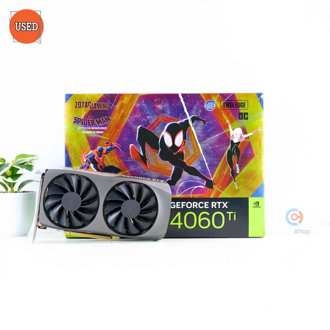การ์ดจอ (VGA) ZOTAC GAMING RTX4060TI 8GB 2F TWIN EDGE OC SPIDERMAN P15806