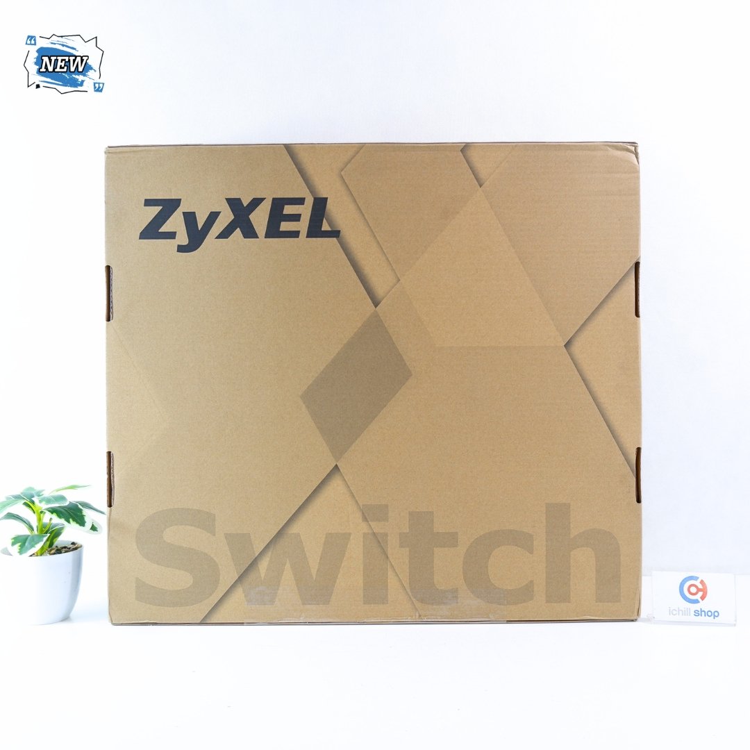 SWITCH HUB (สวิตช์ฮับ) ZYXEL XGS3700-24 24-PORT GIGABIT L2+ MANAGED SWITCH 4-PORT 10GbE SFP+ (ของใหม่) P17658
